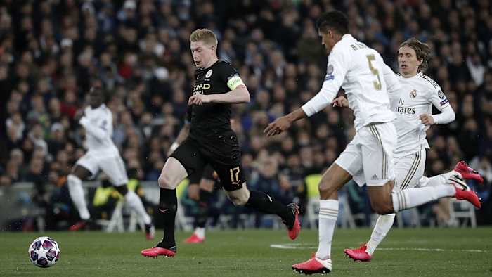 Real Madrid and Man City in the Champions League